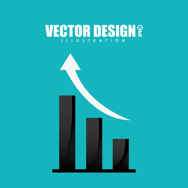 Desenho infográfico de seta — Vetor de Stock