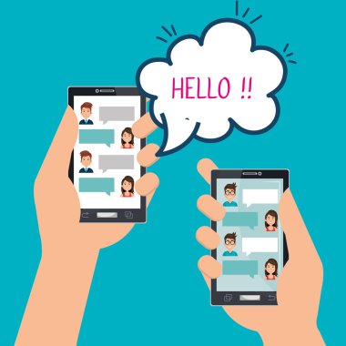 Mobil sohbet tasarım