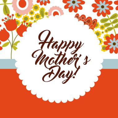 Mutlu anneler günü tasarım