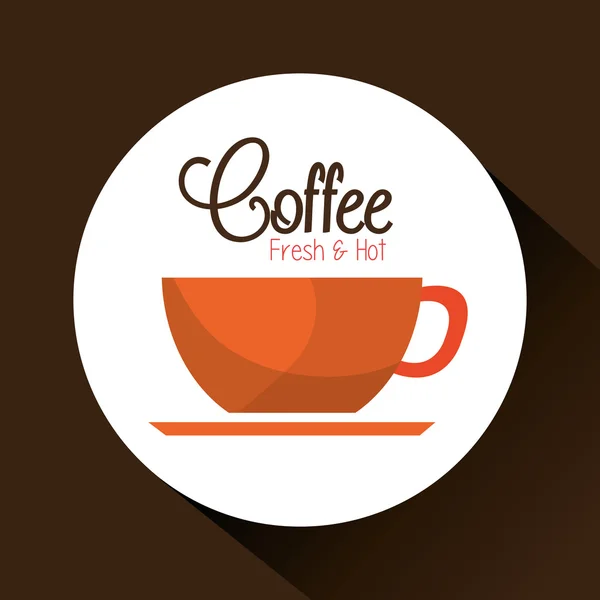 Délicieux design de café — Image vectorielle