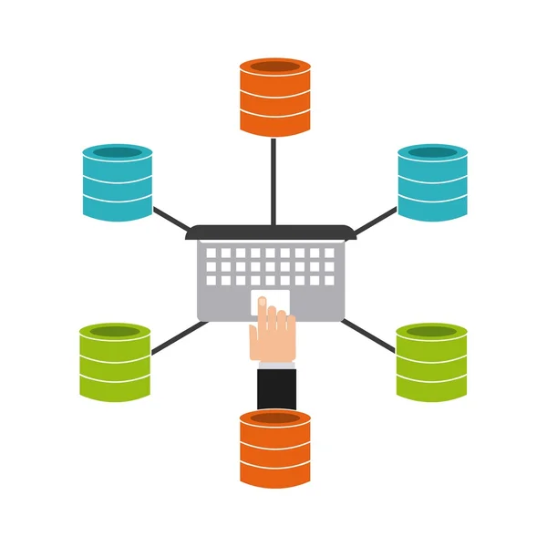 Diseño de almacenamiento de datos — Vector de stock