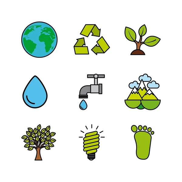 Eco vriendelijke ontwerp — Stockvector