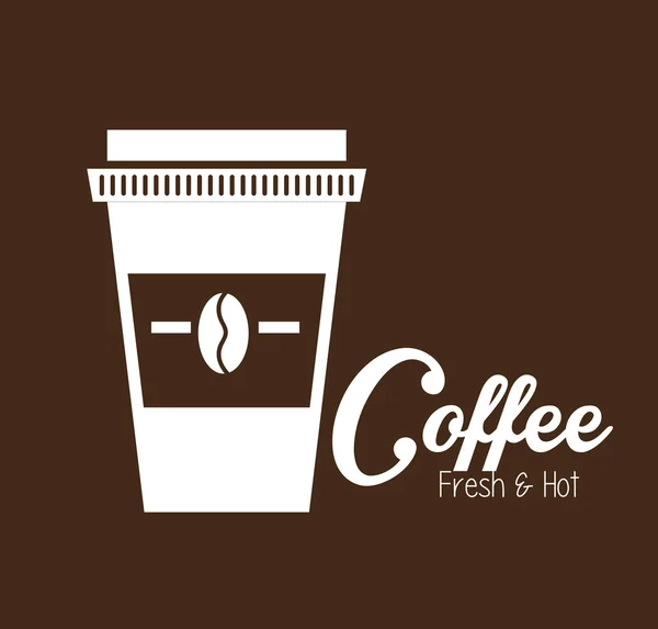 Délicieux design de café — Image vectorielle