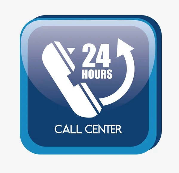 Design de call center — Vetor de Stock