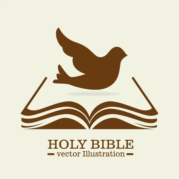 Holy bible design — Stock Vector