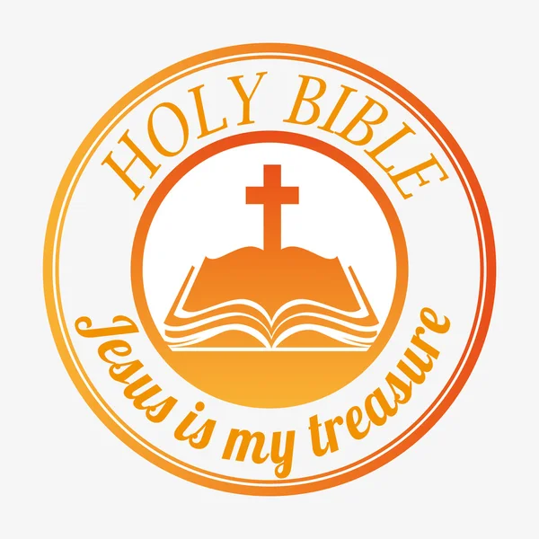 Holy bible design — Stock Vector