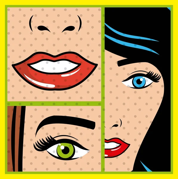 Pop art design — Stock Vector