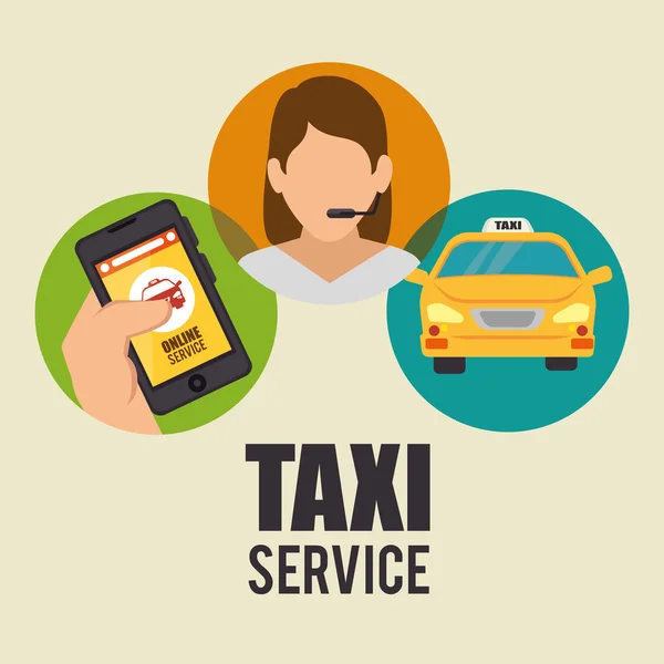 Transport service design — Stock Vector