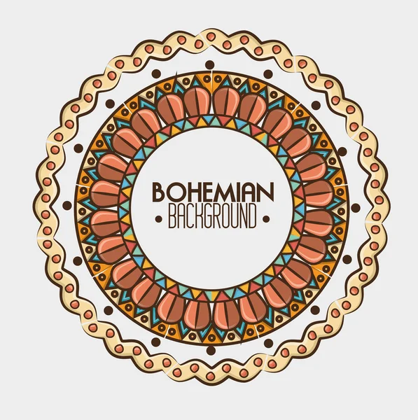 Diseño de bacground bohemio — Vector de stock