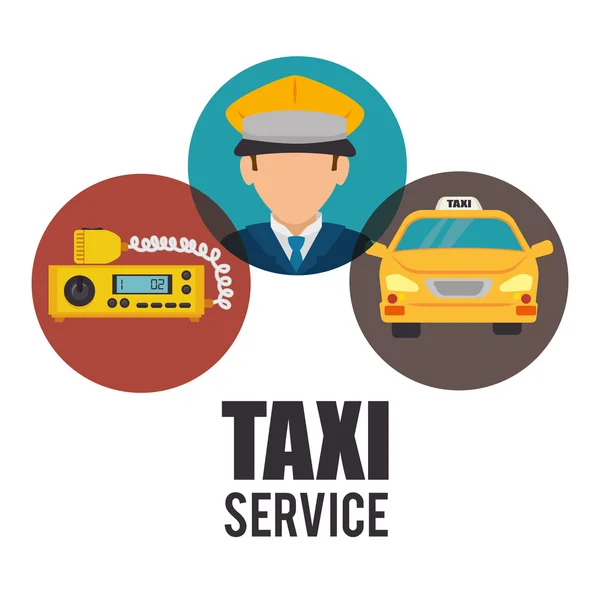 Diseño del servicio de transporte — Vector de stock