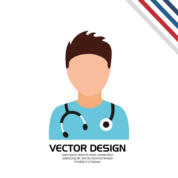 Icône médicale design — Image vectorielle