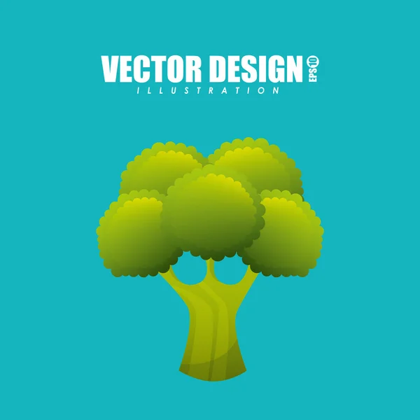 Zdravý design potravin — Stockový vektor