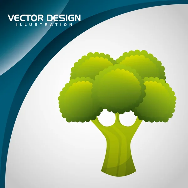 Design alimentar sănătos — Vector de stoc