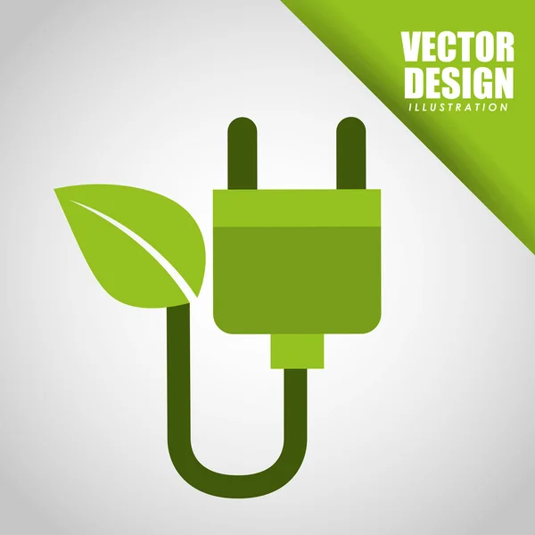 Eco friendly design — Stock Vector