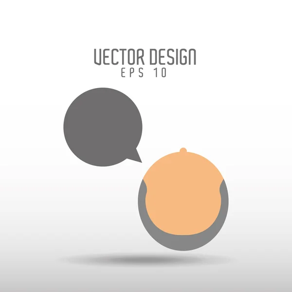 Diseño del perfil de usuario — Vector de stock