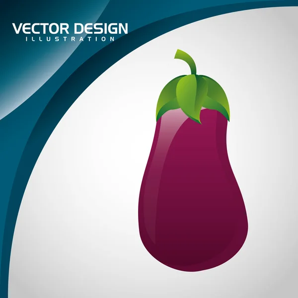 Hälsosam matdesign — Stock vektor