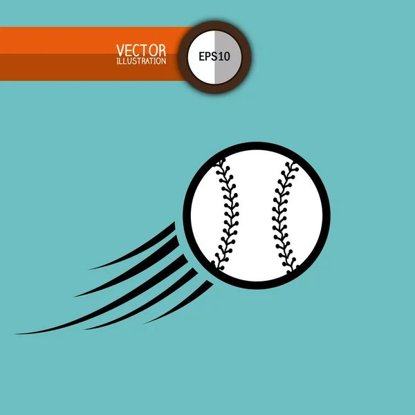 Beyzbol simgesi tasarım — Stok Vektör