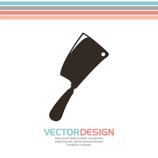 Grill icône design — Image vectorielle