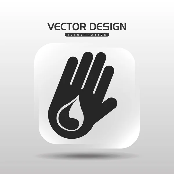 Diseño del icono de atención médica — Vector de stock