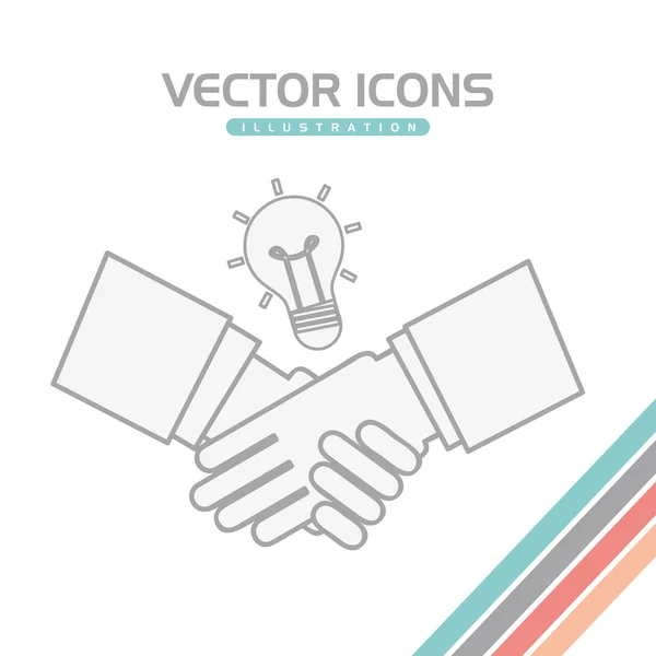 Diseño del concepto de trabajo en equipo — Vector de stock