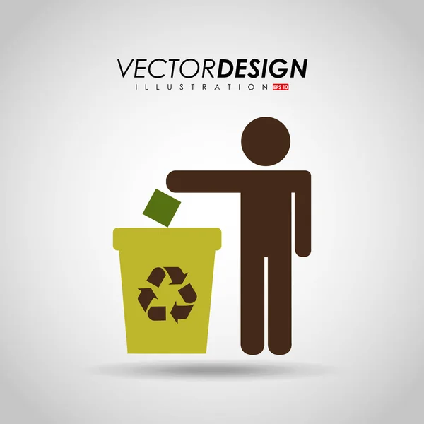 Eco vriendelijke ontwerp — Stockvector