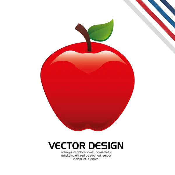 Design de alimentos saudáveis — Vetor de Stock