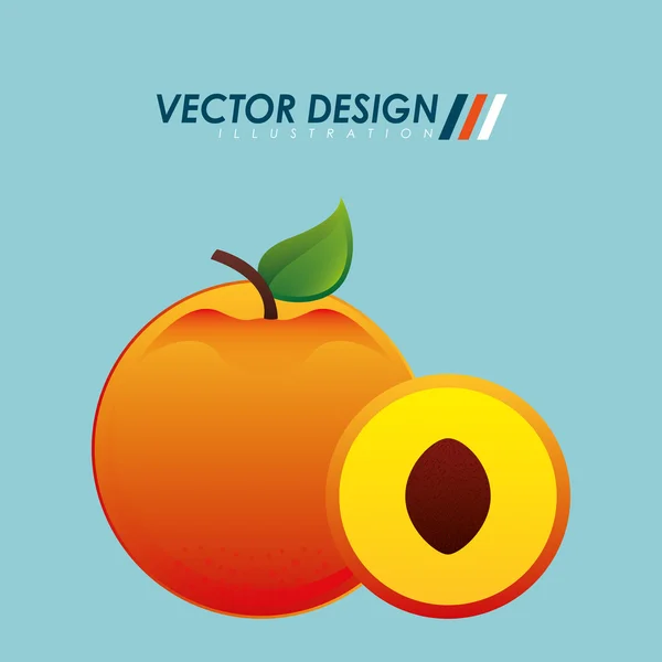 Zdravý design potravin — Stockový vektor