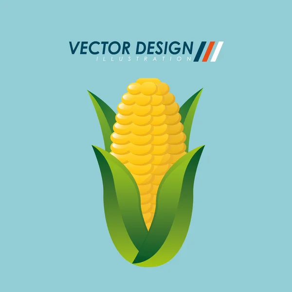 Diseño de alimentos saludables — Vector de stock