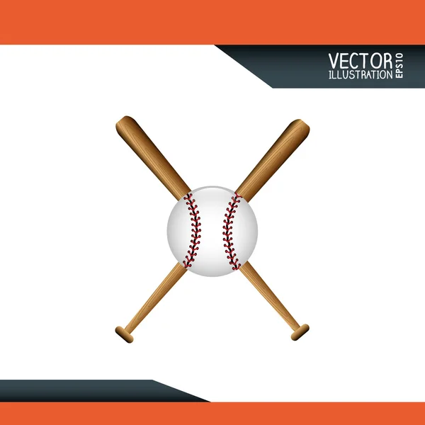 Baseball icon design — Stock Vector