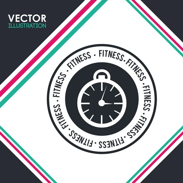 Fitness icon design — Stock Vector