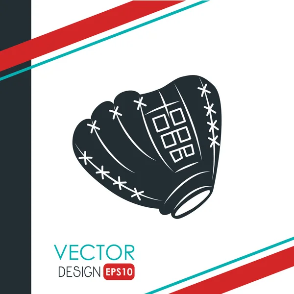 Design icona baseball — Vettoriale Stock