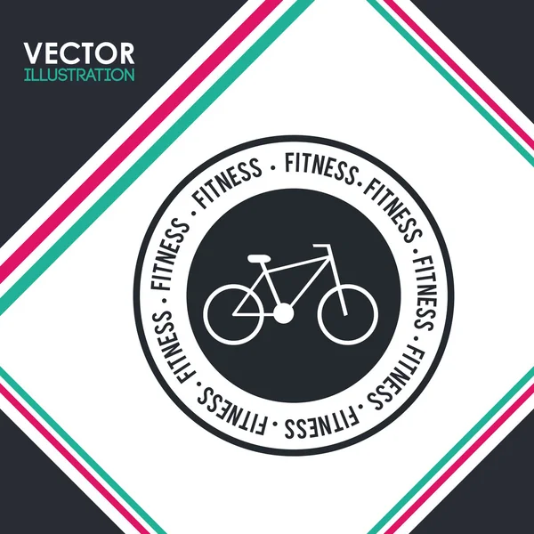 Design de ícone de fitness — Vetor de Stock