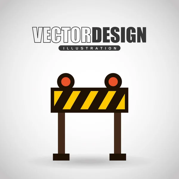 Diseño icono de construcción — Vector de stock