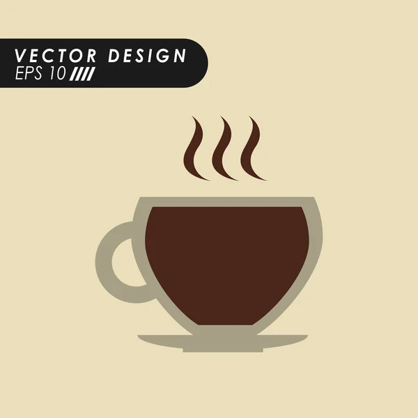 Delicioso diseño de café — Vector de stock