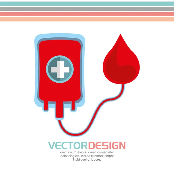 Design de cuidados médicos — Vetor de Stock