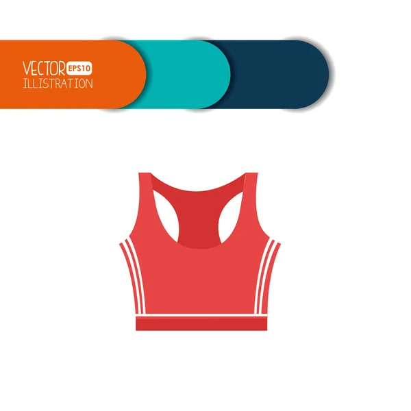 Diseño de icono de fitness — Vector de stock