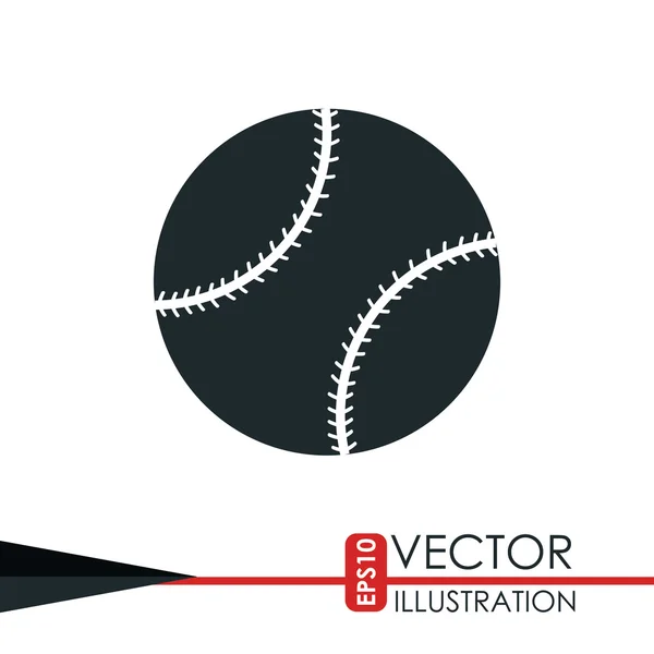 Design der Baseball-Ikone — Stockvektor