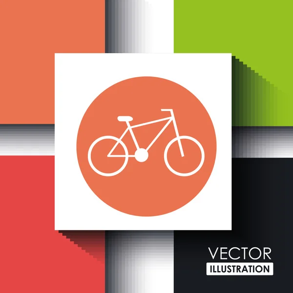 Fitness icon design — Stock Vector