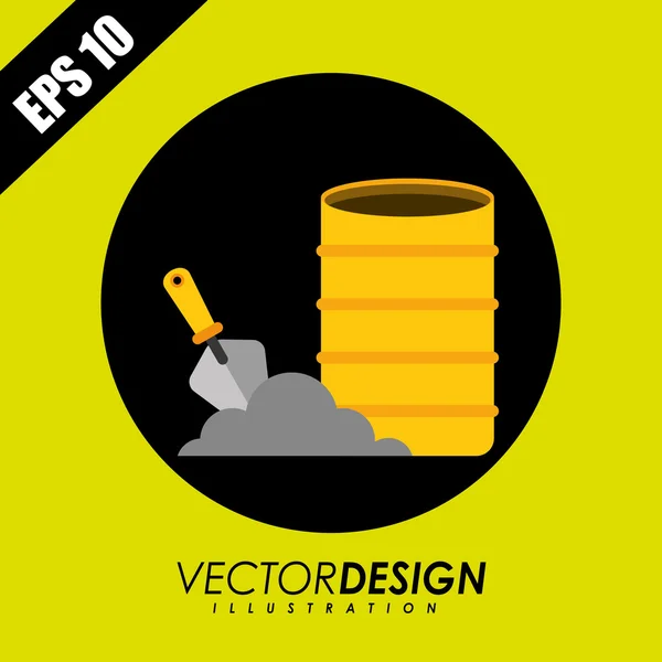 Diseño icono de construcción — Vector de stock