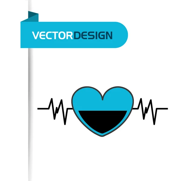 Diseño de atención médica — Vector de stock