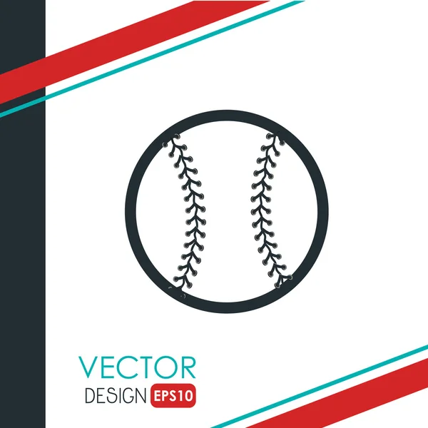 Baseball icon design — Stock Vector