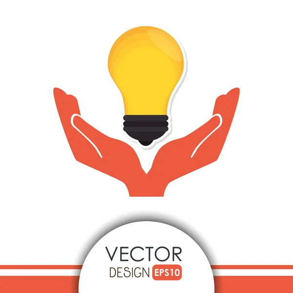 Glühbirnen-Design — Stockvektor