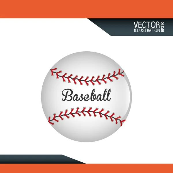 Design icona baseball — Vettoriale Stock