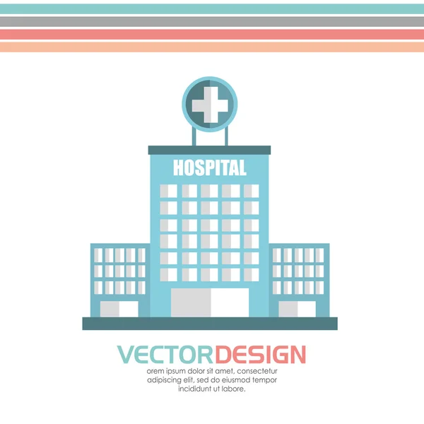 Medicinsk vård design — Stock vektor