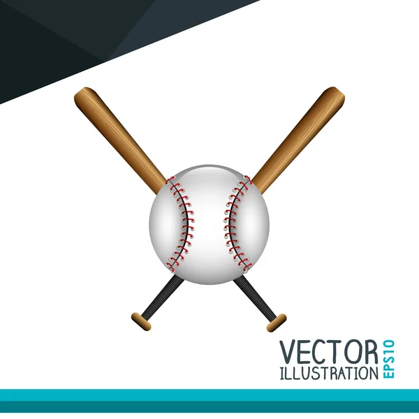 Diseño icono de béisbol — Vector de stock