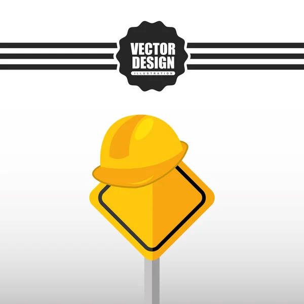 Diseño icono de construcción — Vector de stock