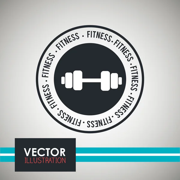 Design icona fitness — Vettoriale Stock