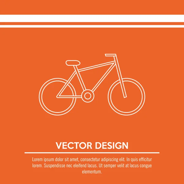 Fitness ikon design — Stock vektor