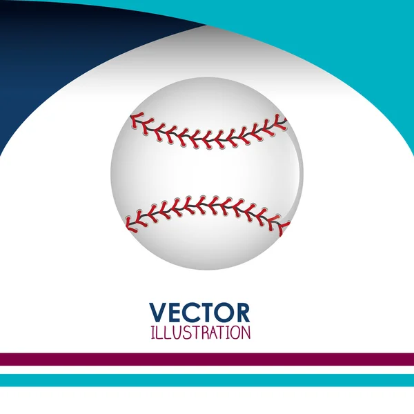 Design de ícone de beisebol — Vetor de Stock