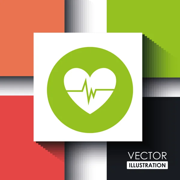 Fitness ikony designu — Stockový vektor